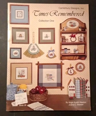 Canterbury Designs Times Remembered Collection One Cross Stitch Pattern Book 26 - Image 1 of 2