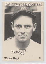1975 TCMA 1927 New York Yankees Waite Hoyt HOF