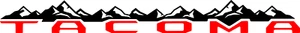 Toyota TRD Sport Tacoma Die Cut Decal Vinyl Set of 2 Black & Red - Bild 1 von 7
