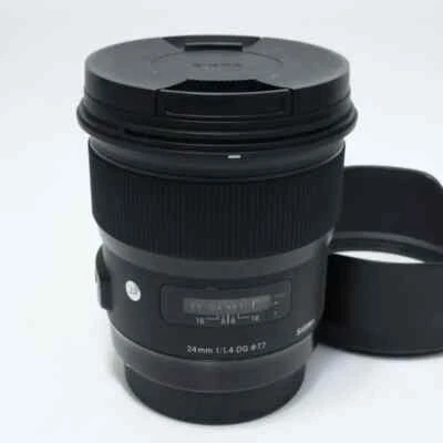 Casi Mint Sigma 24mm F / 1.4 Dg HSM Art Gran Angular Prime Lens para Canon Ef # - Imagen 1 de 4