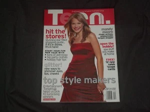 2001 DECEMBER /2002 JANUARY TEEN MAGAZINE - MANDY MOORE COVER - B 631 - Picture 1 of 2