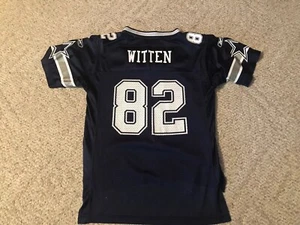 Jason Witten Dallas Cowboys Jersey Youth Large 14 16 Reebok Blue Free Shipping - Picture 1 of 5