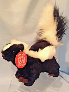 Skunk 10" Plush by Fiesta $A04564 12" to top of tail Original Tag $24.99 - Picture 1 of 10
