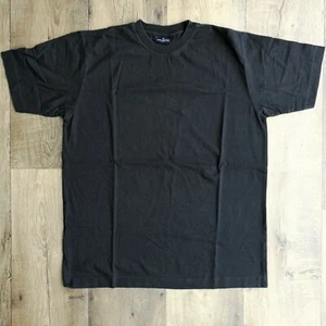 Daniel Hechter París Hombre Camiseta Negra Color Liso Básico Escrito Pequeña M - Imagen 1 de 6