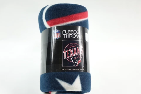 NFL Houston Texans Fleece Throw Blanket, 50" x 60", Campaign Cover