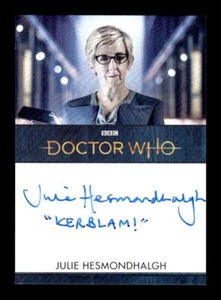 2022 Doctor Who Series 11 & 12 Autograph Julie Hesmondhalgh "KERBLAM!" - Picture 1 of 3
