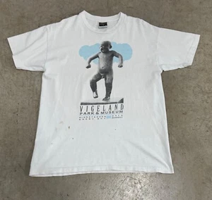 Vintage 90s Vigeland Park & Museum Angry Boy Norway T shirt size large made USA - Picture 1 of 5