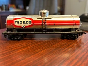 HO Scale - TYCO - Texaco Chrome Single Dome Tanker Car-Very good used condition - Picture 1 of 6