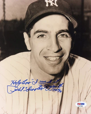Phil Rizzuto Signed PSA/DNA COA Autographed 8X10 Photo Auto w/Scooter Nickname - Image 1 of 3