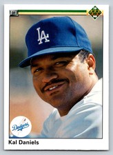 1990  Upper Deck #603 Kal Daniels Los Angeles Dodgers