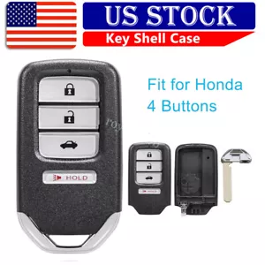 Car Key Shell Case for 2016 2017 2018 2019 2020 2021 Honda HR-V Remote Fob Blade - Picture 1 of 8