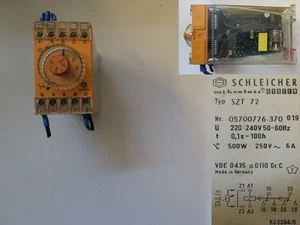SCHLEICHER Regler Typ SZT 72 05700776-370 019 240V 50-60Hz  2-4 #2902 - Bild 1 von 1