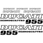 PASST MAXI SET DUCATI DESMOQUATTRO 955 Vinyl Aufkleber Blatt Motorrad Tank