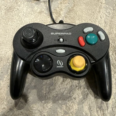 Interact Super Pad Pro Wired Controller For Nintendo Gamecube Black  - Image 1 of 4