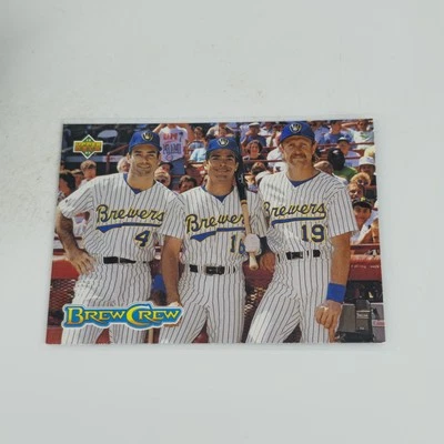 Upper Deck #43 Brew Crew 1993 Paul Molitor Pat Listach Robin Yount Brewers Foto 1 de 2