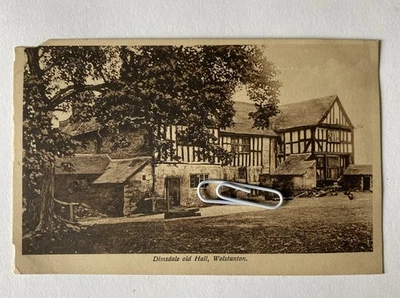 Dimsdale Old Hall Wolstanton Staffordshire External Garden View Posted 1918 - Image 1 of 4
