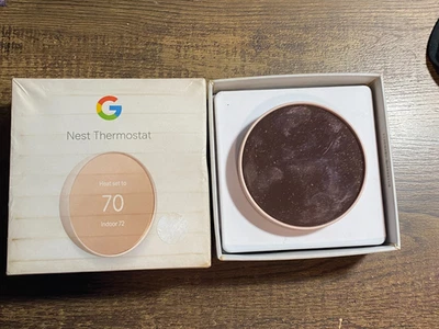 Google Nest Learning Thermostat - Sand - G4CVZ - Used - Tested - Image 1 of 4