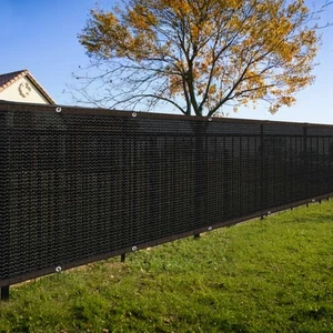 HDPE protección de la vista parasol protección contra el viento red de sombreado con venda de cable - Imagen 1 de 12