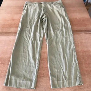 Tommy Bahama Chino Pants Men 36x32 Beige Mid Rise Silk Blend Athleisure Golf - Picture 1 of 11