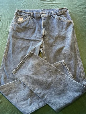 Pointer Brand Jeans Men's 36X32 USA Made Blue Denim Workwear Barn Farm - Image 1 of 4