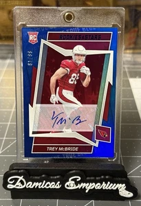 2022 Panini Rookies & Stars True Blue Trey McBride Auto 81/99 Arizona Cardinals - Picture 1 of 2