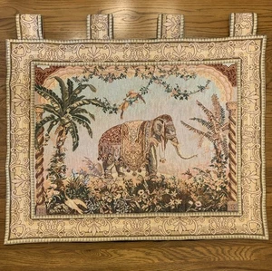 Full Royal Elephant Wall Hanging Tapestry 33” x 25.5” - Picture 1 of 9
