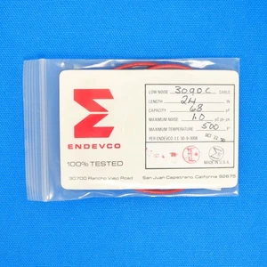 Meggitt Endevco 3090C-24, 24" 500˚F Cap. 68 pF Low Noise Coaxial Cable Assem - Picture 1 of 2