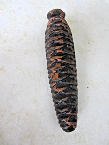 Antique  15 oz Pinecone Cuckoo Clock Weight - Picture 1 of 3
