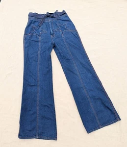 N’est Ce Pas STAR Jeans 70er Bellbottom Denim Hose Hippie - Bild 1 von 15