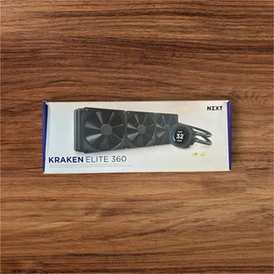 NZXT - Kraken Elite 360mm 2024 Radiator Liquid Cooler UNTESTED SOLD AS IS! - Photo 1/7