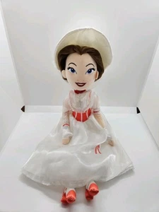 Mary Poppins doll Jolly Holiday plush Disney Store Exclusive white dress 18in - Picture 1 of 10