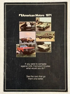 1971 American Motors Product Catalog Automobile Sale Brochure Gremlin AMX Hornet - Bild 1 von 6