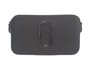 MARC JACOBS Ladies Snapshot Black Leather Mini Crossbody Bag NEW RRP 335 - Picture 1 of 7
