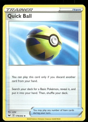 2020 Sword & Shield Quick Ball Uncommon #179 - Image 1 of 2