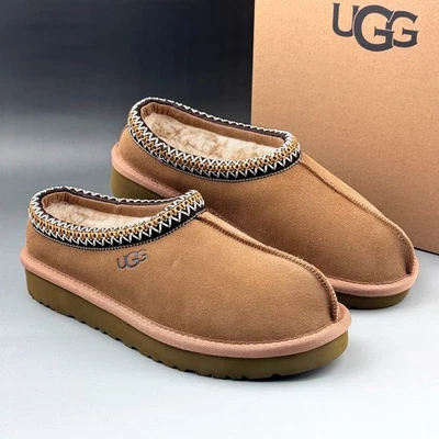 UGG Para Mujer Tasman II Clásico Castaño Gamuza Zapatos Lana Zapatilla EE. UU. 6-11 Foto 1 de 4