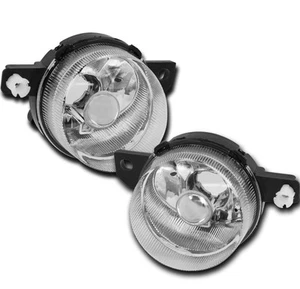 FOR 1993-1995 HONDA DEL SOL S SI VTEC FRONT BUMPER FOG LIGHTS LAMP CHROME CLEAR - Picture 1 of 2