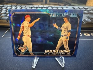 2024 Topps Chrome Sapphire Edition - Checklist Mike Trout, Bobby Witt Jr. #413 - Picture 1 of 2