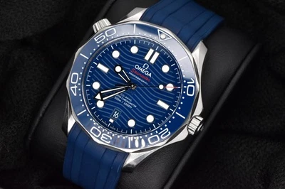 2020 Omega Seamaster Diver 300M 42mm Steel Blue Ceramic 210.32.42.20.03.001 FS - Image 1 of 4