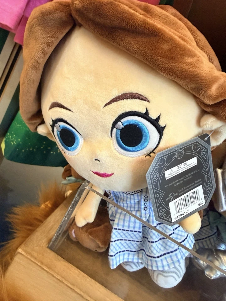 Peluche exclusivo de Dorothy Wicked For Good Wizard of Oz de Universal Studios Foto 1 de 1