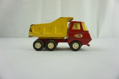 TONKA Tiny Dump Truck Red / Yellow Original Vintage - Image 1 of 4