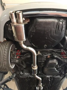 Sistema de escape de acero inoxidable 90mm Audi RS4 S4 B5 - Imagen 1 de 1