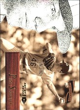 1996 Pinnacle Aficionado Artist's Proofs Reds Baseball Card #74 Pete Schourek