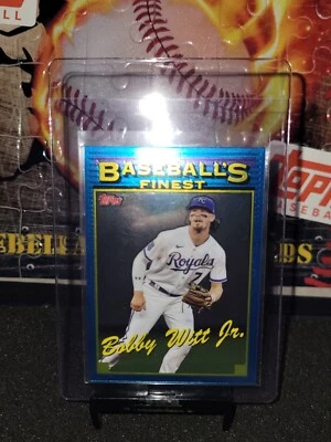 2024 Topps Finest Baseball's Finest - Bobby Witt Jr. - Kansas City Royals 93-15  - Image 1 of 2