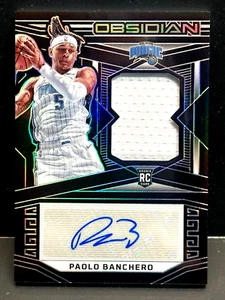 Paolo Banchero 2022-23 Panini Obsidian Autograph Auto Jersey RPA #226 Magic /99 - Picture 1 of 2