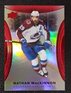 2022-23 NHL UD Trilogy Nathan Mackinnon Red 069/149 Silver Avalanche #96 - Picture 1 of 5