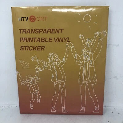 Premium Clear Printable Vinyl Bundle 5 Sheets Printable Sticker Paper&15Laminate - Image 1 of 4