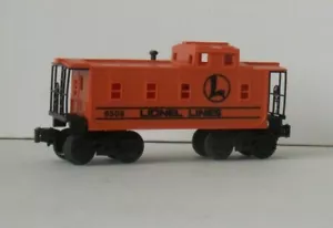 LIONEL LINES O/027 Square Window 6508 Unlighted ORANGE CABOOSE 1989 C-7 - Picture 1 of 6