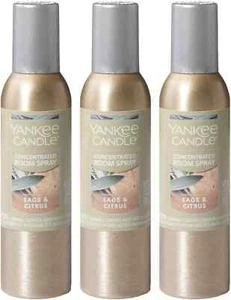 Yankee Candle Concentrated Room Spray 3-Pack (Sage & Citrus) BRAND NEW - Picture 1 of 3