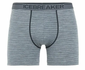 ICEBREAKER Merino Anatomica Boxershorts GROSS (W 33"" bis 36"") Streifen Gritstone Heide - Bild 1 von 7