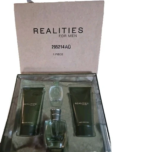 Liz Claiborne Realities Colonia Para Hombre 4 ps Set de Regalo Talla de Viaje.  Foto 1 de 3